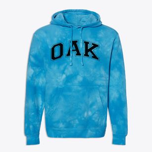 Oak Grove Elementary Center Varsity Arch Premium Tie-Dye Hoodie