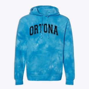 Ortona Elementary School Varsity Arch Premium Tie-Dye Hoodie