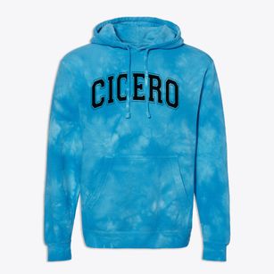 Cicero Sda Elementary School Varsity Arch Premium Tie-Dye Hoodie