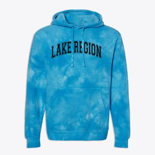 Lake Region High School Varsity Arch Premium Tie-Dye Hoodie