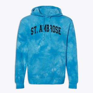 Saint Ambrose Catholic School Varsity Arch Premium Tie-Dye Hoodie