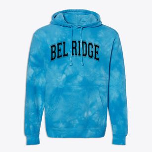 Bel Ridge Elementary School Varsity Arch Premium Tie-Dye Hoodie