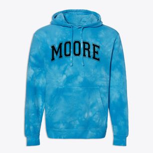 Moore Transition School Varsity Arch Premium Tie-Dye Hoodie