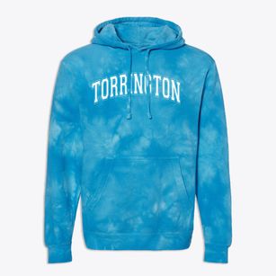 Torrington High School Varsity Arch Premium Tie-Dye Hoodie
