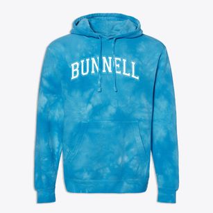 Bunnell High School Varsity Arch Premium Tie-Dye Hoodie