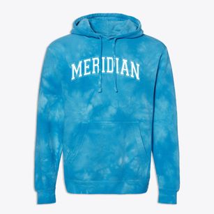 Meridian High School Varsity Arch Premium Tie-Dye Hoodie