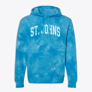 Saint Johns Lutheran School Varsity Arch Premium Tie-Dye Hoodie