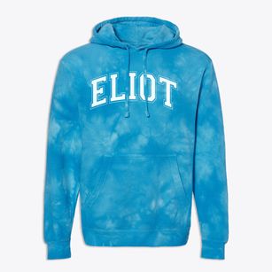 Eliot Elementary School Varsity Arch Premium Tie-Dye Hoodie