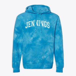 Jennings Senior High School Varsity Arch Premium Tie-Dye Hoodie