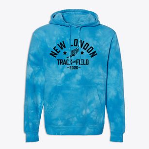 New London High School Track and Field Premium Tie-Dye Hoodie