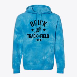 Brick Elementary School Track and Field Premium Tie-Dye Hoodie