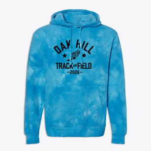 Oak Hill Elementary School Track and Field Premium Tie-Dye Hoodie