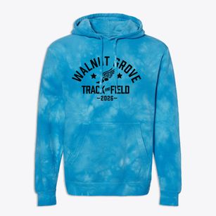 Walnut Grove Elementary School Track and Field Premium Tie-Dye Hoodie