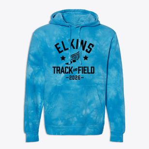 Elkins Elementary School Track and Field Premium Tie-Dye Hoodie