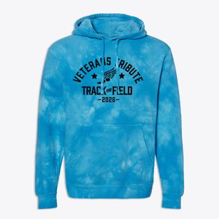 Veterans Tribute Career & Technical Academy Track and Field Premium Tie-Dye Hoodie