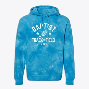 Baptist Christian Academy Track and Field Premium Tie-Dye Hoodie