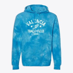 Valencia Elementary School Track and Field Premium Tie-Dye Hoodie
