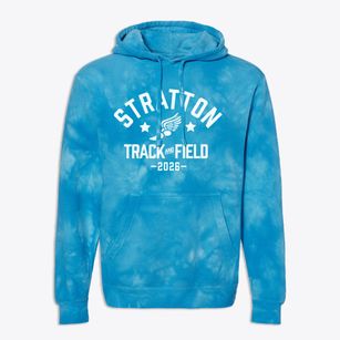 Stratton Elementary School Track and Field Premium Tie-Dye Hoodie