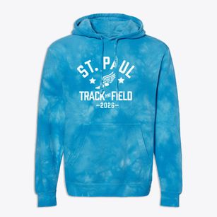 Saint Paul Lutheran School Track and Field Premium Tie-Dye Hoodie