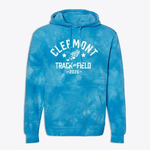 Clermont Middle School Track and Field Premium Tie-Dye Hoodie