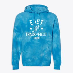 East Junior High School Track and Field Premium Tie-Dye Hoodie