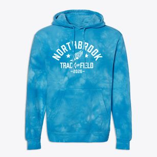 Northbrook School Track and Field Premium Tie-Dye Hoodie