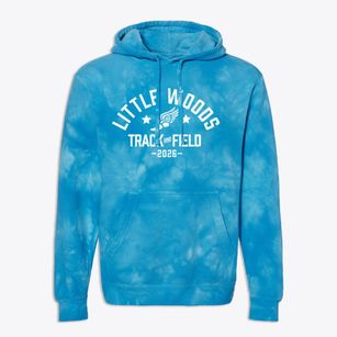 Little Woods Elementary School Track and Field Premium Tie-Dye Hoodie