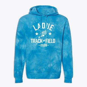 Ladue Middle School Track and Field Premium Tie-Dye Hoodie