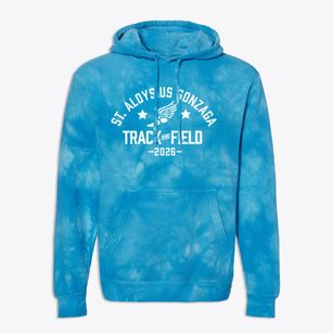 Saint Aloysius Gonzaga School Track and Field Premium Tie-Dye Hoodie