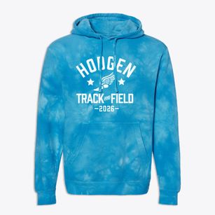 Hodgen Elementary School Track and Field Premium Tie-Dye Hoodie