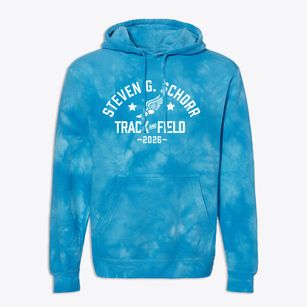 Steven G. Schorr Elementary School Track and Field Premium Tie-Dye Hoodie