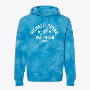 Richard Bryan Elementary School Track and Field Premium Tie-Dye Hoodie