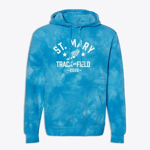 Saint Mary School Track and Field Premium Tie-Dye Hoodie