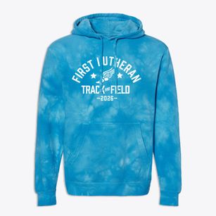 First Lutheran Day School Track and Field Premium Tie-Dye Hoodie