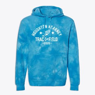 Houghton Kearney Elementary School Track and Field Premium Tie-Dye Hoodie