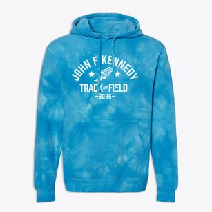 John F Kennedy Elementary School Track and Field Premium Tie-Dye Hoodie