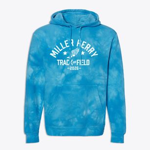 Miller Perry Elementary School Track and Field Premium Tie-Dye Hoodie