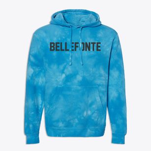 Bellefonte Pennsylvania Classic Block Premium Tie-Dye Hoodie