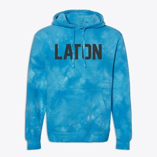 Laton California Classic Block Premium Tie-Dye Hoodie