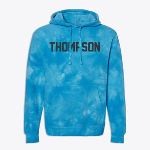 Thompson North Dakota Classic Block Premium Tie-Dye Hoodie