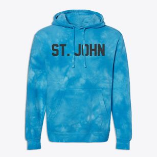 St. John Washington Classic Block Premium Tie-Dye Hoodie
