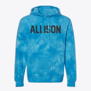 Allison Pennsylvania Classic Block Premium Tie-Dye Hoodie