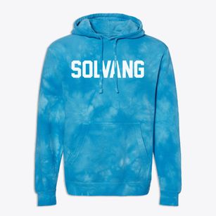 Solvang California Classic Block Premium Tie-Dye Hoodie