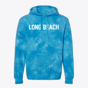 Long Beach New York Classic Block Premium Tie-Dye Hoodie