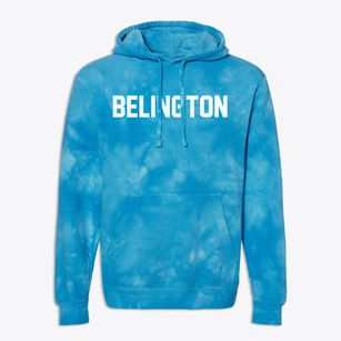 Belington West Virginia Classic Block Premium Tie-Dye Hoodie
