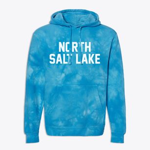 North Salt Lake Utah Classic Block Premium Tie-Dye Hoodie