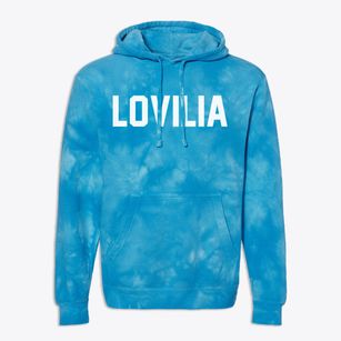 Lovilia Iowa Classic Block Premium Tie-Dye Hoodie