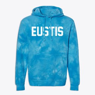 Eustis Nebraska Classic Block Premium Tie-Dye Hoodie