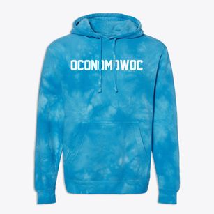 Oconomowoc Wisconsin Classic Block Premium Tie-Dye Hoodie