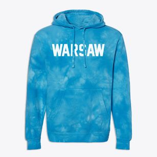 Warsaw Indiana Classic Block Premium Tie-Dye Hoodie
